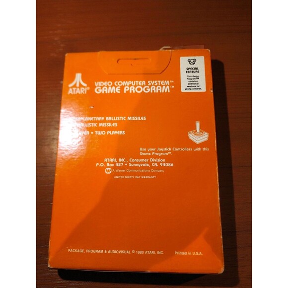 Atari 2600 Missile Command CX2638 NOS New Old Stock Unopened Box 1980 Warner - Picture 3 of 7